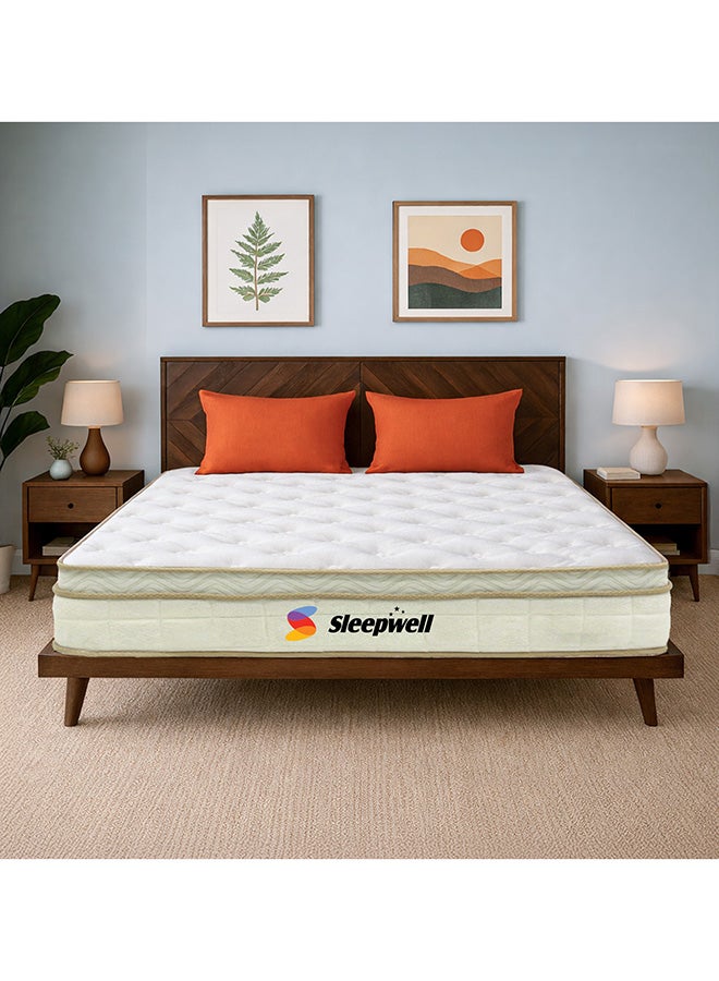 سليب ويل سليبويل فيتريست كلاسيك | رغوة البولي يوريثان أكيوبروفايل | حجم سرير سوبر كينج | شركة متوسطة | تكنولوجيا النيم فريش | مرتبة مضادة للترهل (200 طول × 200 عرض × 20 ارتفاع سم) - Image 1